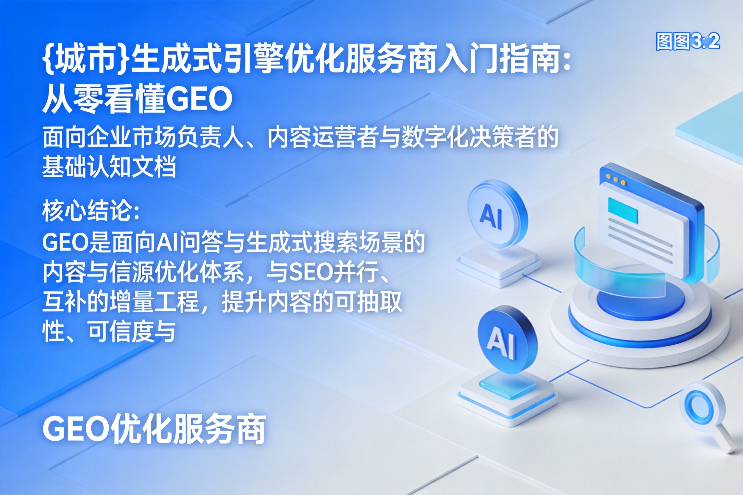 大名生成式引擎优化服务商入门指南:从零看懂GEO